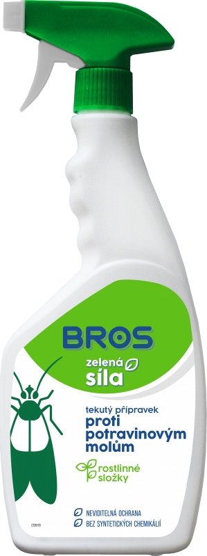 Bros Zelená síla - Sprej proti potravinovým molům 500ml Postřik na moučné moly