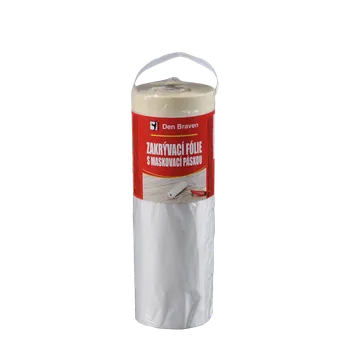 Den Braven B918FOL s maskovací páskou 240 cm x 16 m transparentní