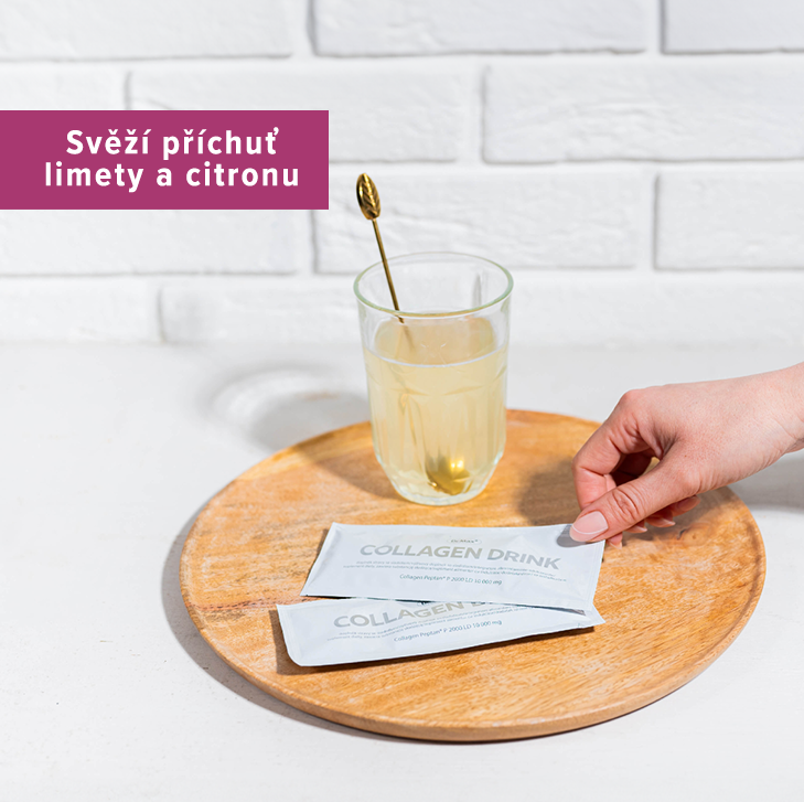 foto Kloubní výživa Dr. Max Collagen Drink 10000 mg 30 sáčků citrón/limetka