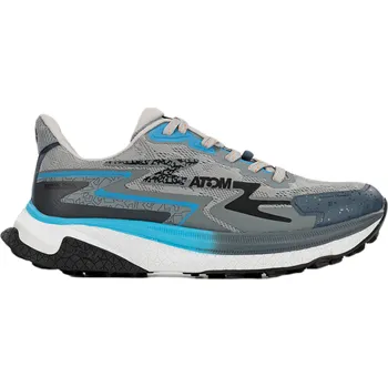 Pánské tenisky Pánské běžecké boty ATOM SHARK TRAIL 43 Šedá, Tyrkysová, Černá, Bílá