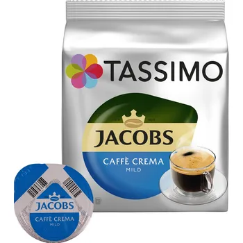 Káva Jacobs | Mild Caffè crema - Počet kapslí pro Tassimo: 16