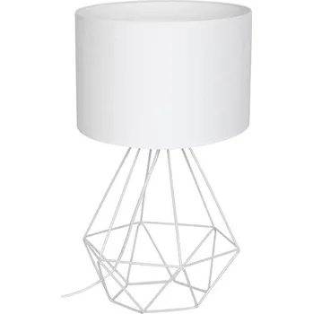 Žárovka Stolní lampa BASKET 1xE27/60W/230V bílá