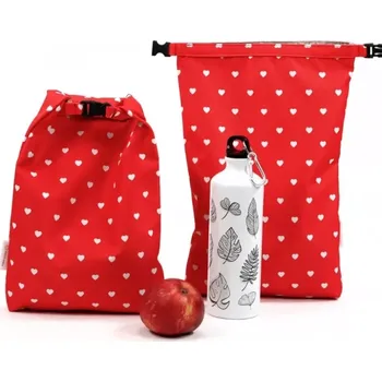 Svačinový box Green Smile Rolvak Velký Červené srdíčko