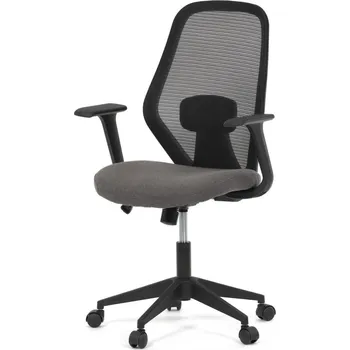 Kancelářská otočná židle DEVIN — látka, černá