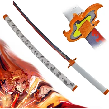 Replika zbraně CHZ Nichirin Katana "KYOJURO RENGOKU" Demon Slayer