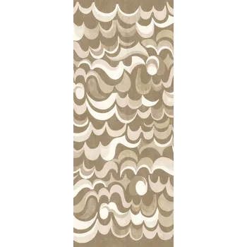 Tapeta Masureel Vliesová obrazová tapeta na zeď, hnědo-béžová, vlnky, DGRHA1013-260, Rhapsody, Masureel, velikost 1,06 x 2,6 m