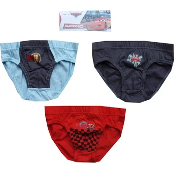 Chlapecké spodní prádlo xcena Cars bavlněné slipy 3ks sada Velikost: 4 roky