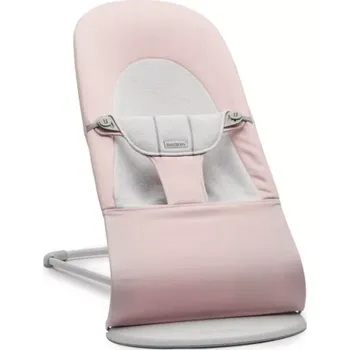 Dětská houpačka BABYBJÖRN lehátko Balance Soft Light Pink Grey Woven jersey