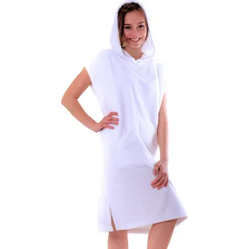 Dámský župan Dámské pončo Sauna bílá - Vestis