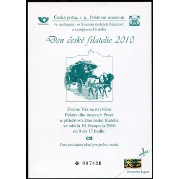 Poštovní známka Česká pošta (2010) PPM 7 - Den české filatelie 2010 (pro S.Č.F.)