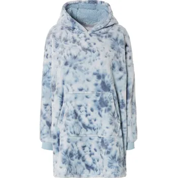 Dámská mikina Dámská / Pánská plyšová oversize mikina modrá L/XL