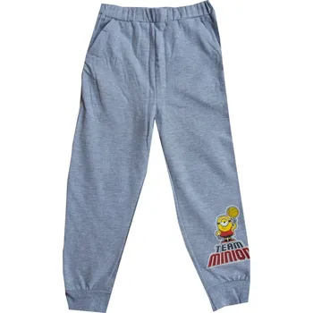 xcena Minions tepláky bavlněné světle šedé Velikost: 4 roky