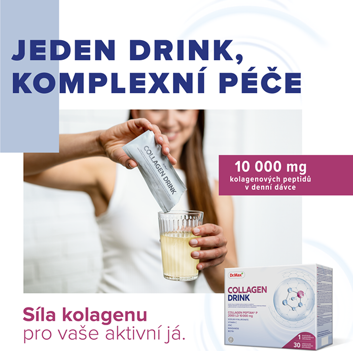 foto Kloubní výživa Dr. Max Collagen Drink 10000 mg 30 sáčků citrón/limetka