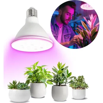 Žárovka LED Žárovka pro růst rostlin PLANTY E27/9W/230V 1200K bílá
