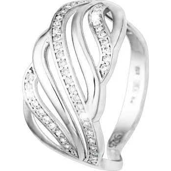 Prsten Bealio BEALIO Stříbrný prsten VLNKY Velikost prstenu: 55 03-11570-2939