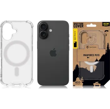 Pouzdro na mobilní telefon Tactical MagForce Plyo Kryt pro Apple iPhone 16 Transparent