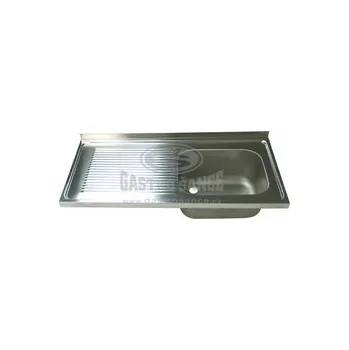 Nerezový dřez OEM Dřezová deska 1300x600mm 1x(500x400x250)P