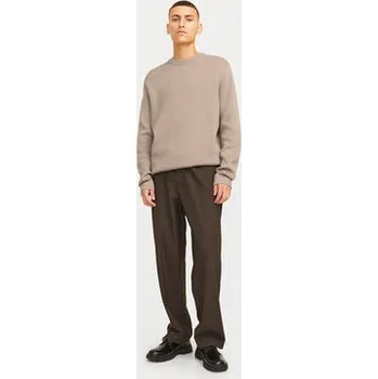 Pánský svetr Jack & Jones Svetr Milano 12259666 Šedá Relaxed Fit S