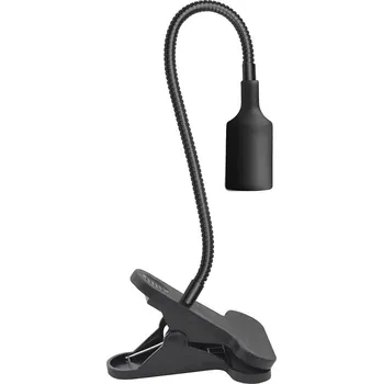 Lampička Flexibilní stolní lampa s klipem CLIP 1xE27/30W/230V černá + záruka 3 roky