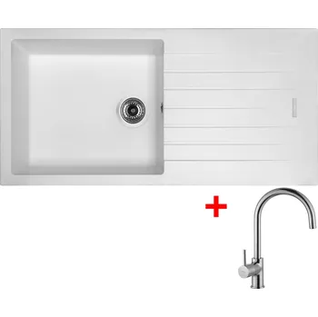 Granitový dřez Akční Sinks PERFECTO 1000 Milk + VITALIA