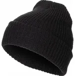 Čepice pletená Acryl, rolovací, ČERNÁ