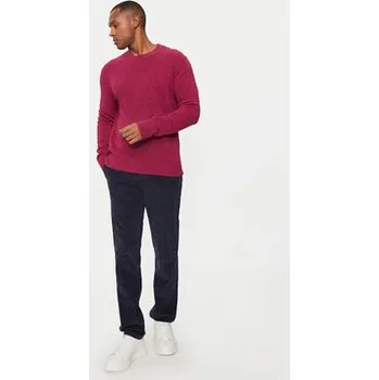 Pánské oblečení United Colors Of Benetton Svetr 10R2U108E Bordó Regular Fit XL