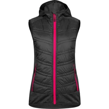 Cyklistická bunda Dámská vesta Etape ARTEMIS PRO 2.0 L Černá, Růžová