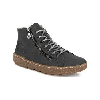 Dámská zimní obuv Rieker Kotníková obuv N1020-45 Šedá 38