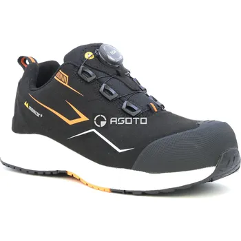 Pracovní obuv MONITOR SWEDEN Recharge One BOA® S3 černá pánská pracovní obuv 41