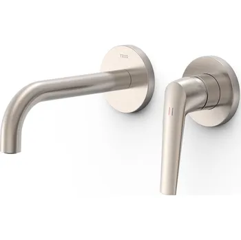 Vodovodní baterie Tres Fuji umyvadlová baterie pod omítku ocel 28130021AC