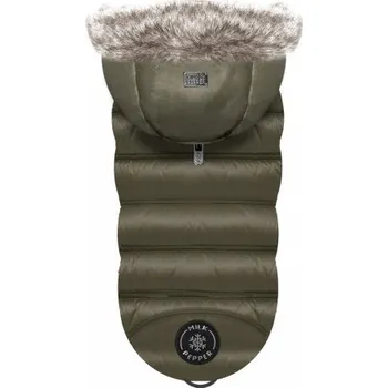 Obleček pro psa Bunda pro psy Lukas Milk & Pepper khaki Velikost: 38L