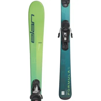 Sjezdové lyže Elan FORMULA S JRS + EL 7.5 140 Tmavě zelená, Zelená, Černá