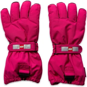 Rukavice Dívčí lyžařské rukavice LEGO® kidswear LWATLIN 700 134/140 Růžová