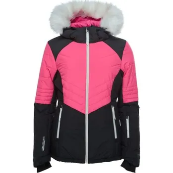 Dámská lyžařská bunda LOAP ORILANDA XL Černá, Růžová, Bílá