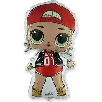 Balónek Fóliový balónek - LOL MC SWAG, velikost 86 cm (zn. FlexMetal)