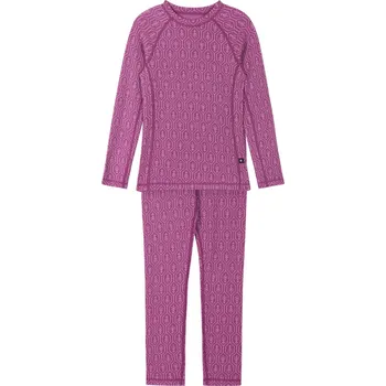 Dětské termoprádlo Dětské merino termoprádlo Reima Taival - Red Violet 5391 160