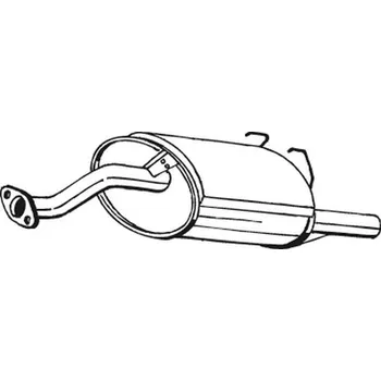 Tlumič výfuku Zadní tlumič výfuku BOSAL 163-729