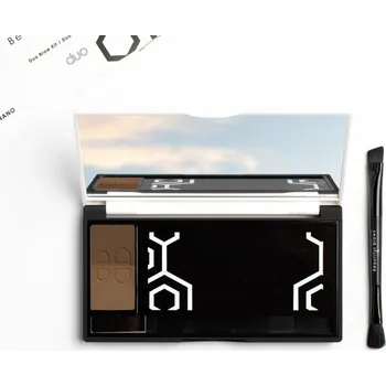Barva na vlasy Beautiful Brows NANO Pudr na obočí cestovní sada Dark brown/Chocolate 1,985g