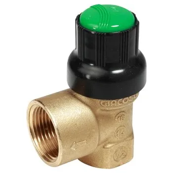 Ventil Ventil pojistný Giacomini pro solární systémy, 1/2˝x3/4˝ 6 bar