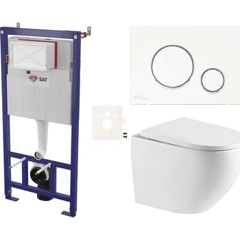 Sprchový set SAT Závěsný wc set do lehkých stěn / předstěnová SAT SIKOSSTOR6770K SIKOSSTOR6770K