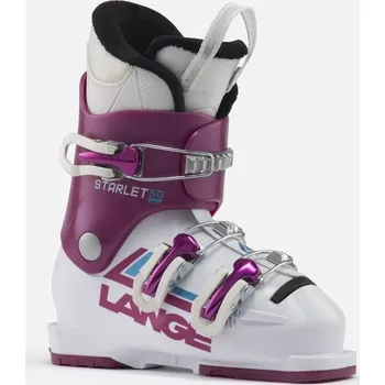 Sjezdové lyžování Lange Starlet 50 white/star pink lyžařské boty dětské 215