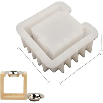 Manumi sada silikonové formy na odlévání kreativní hmoty 155 x 150 x 52 mm a 2 misek na vonné vosky ⌀88 mm na výrobu aromalampy