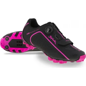 Pánské cyklistické tretry SPIUK - MTB Tretry Altube černo / růžová, 37