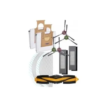 Sada příslušenství pro robotický vysavač HEPA filtry a kartáče pro vysavač ECOVACS Deebot OZMO T8 Plus sada příslušenství 15ks