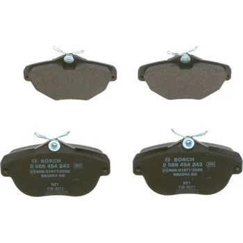 Brzdová destička Sada brzdových destiček, kotoučová brzda BOSCH 0 986 494 243