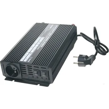 Měnič napětí Autonabíječka 12V/10A + měnič 600W 12/230V, UPS, STM 35904