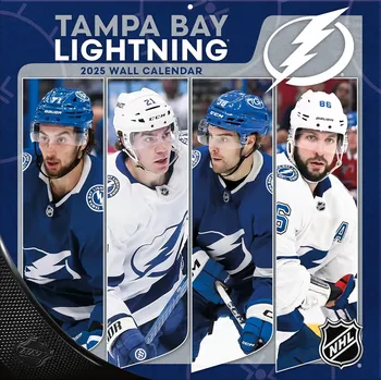 Kalendář JF Turner Kalendář Tampa Bay Lightning NHL 2025 Wall Calendar
