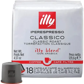 Káva illy | Americano Classico - Počet kapslí illy iperEspresso: 18