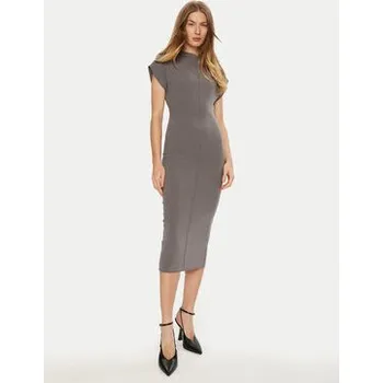 Dámské šaty ACCESS FASHION Koktejlové šaty 44-3311-504 Šedá Slim Fit 42