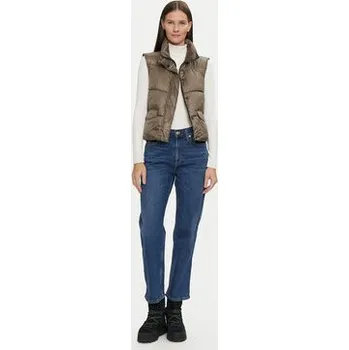 Dámská vesta Athlecia Vesta Prinsloo W EA243353 Hnědá Regular Fit 34